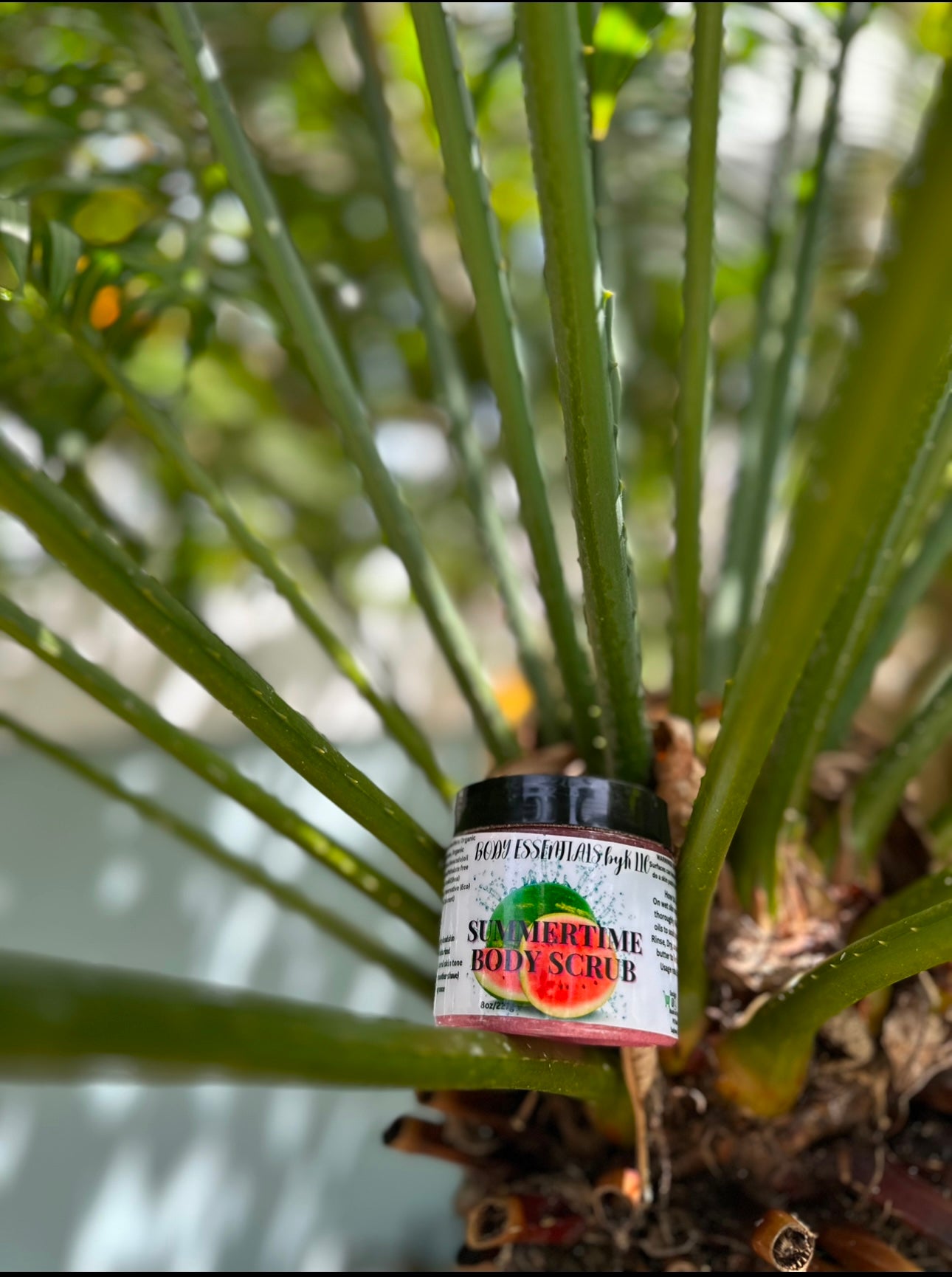 Summertime Body Scrub ( wooden stir spoon included 1st purchase!)