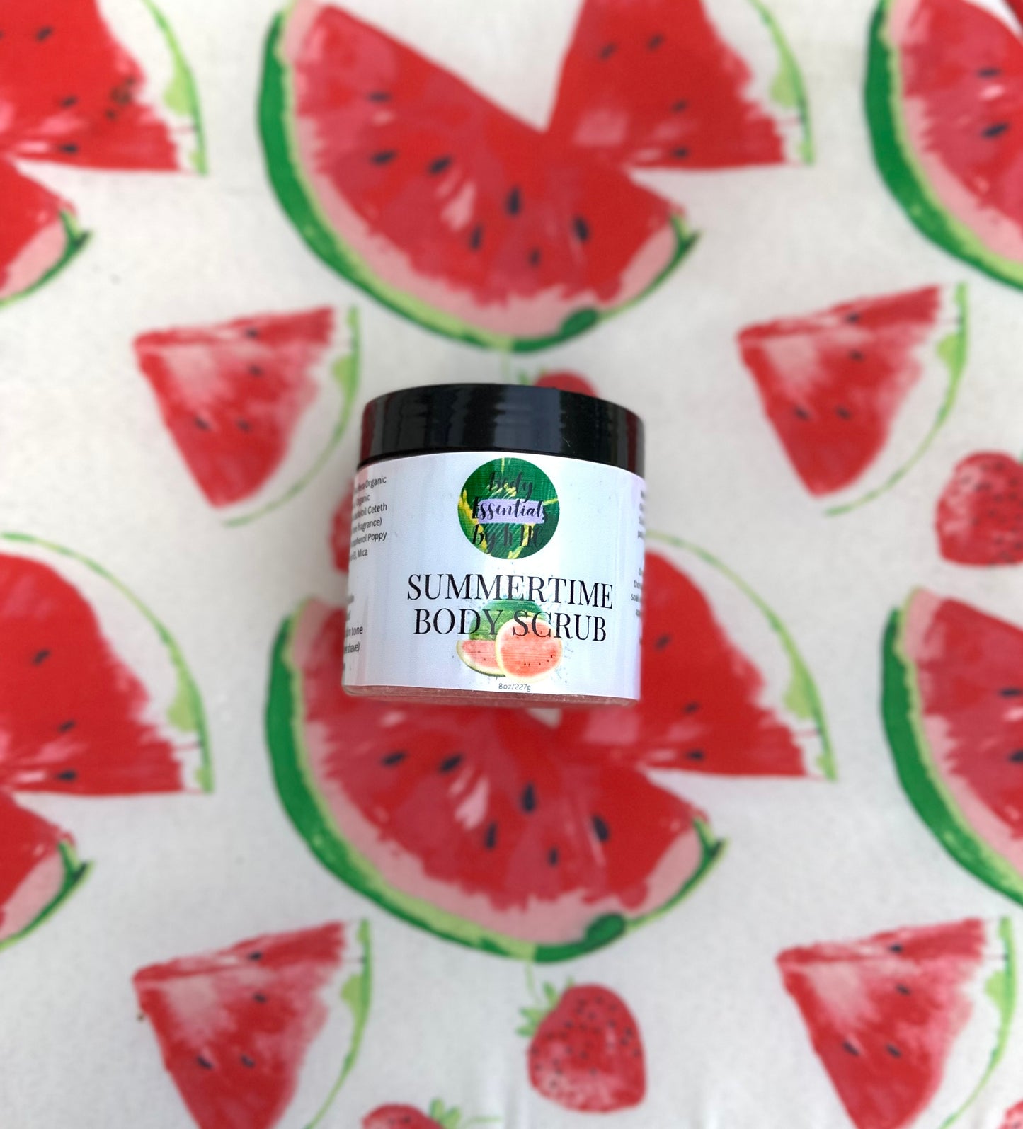 Summertime Body Scrub ( wooden stir spoon included 1st purchase!)