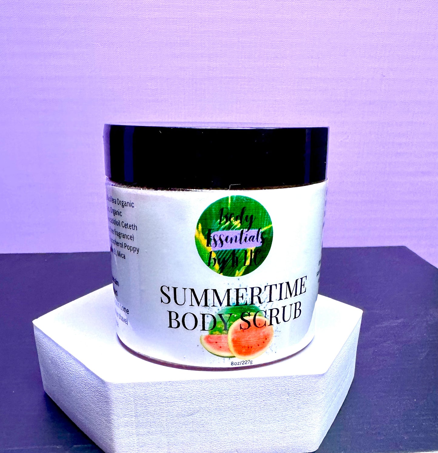 Summertime Body Scrub ( wooden stir spoon included 1st purchase!)